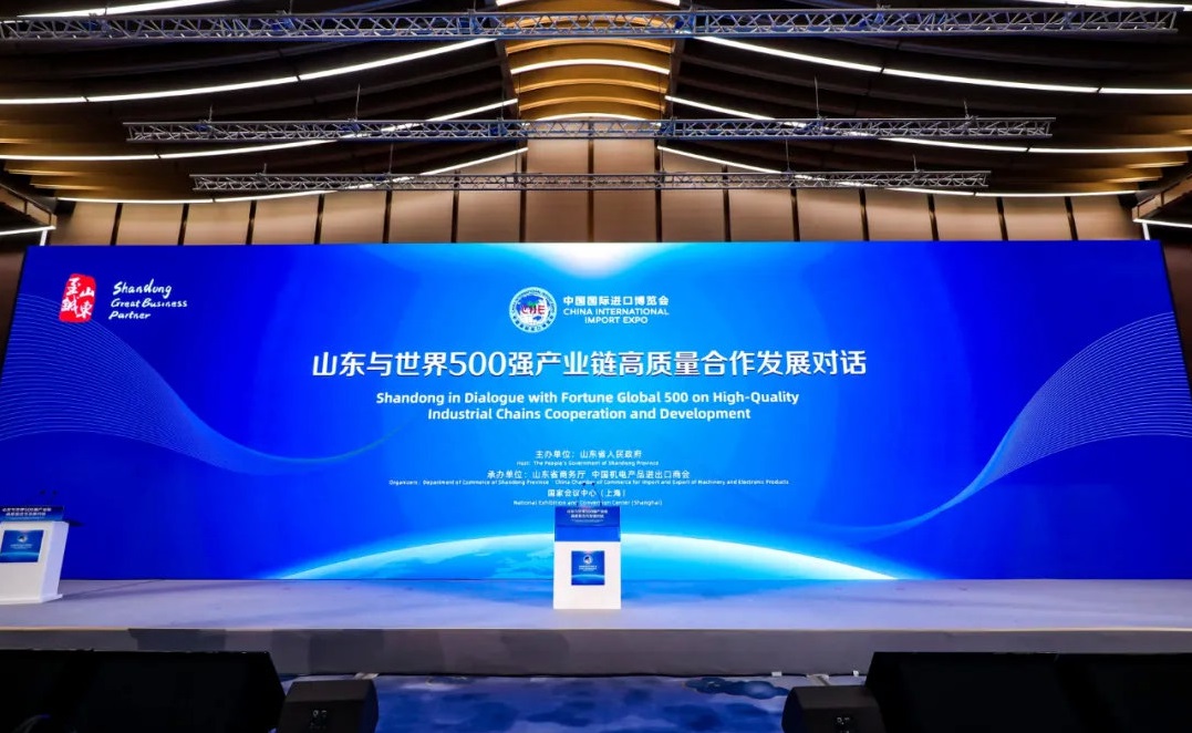 山東美正參加山東省人民政府舉辦的世界500強企業連線會議代表，受省長李干杰親自接見